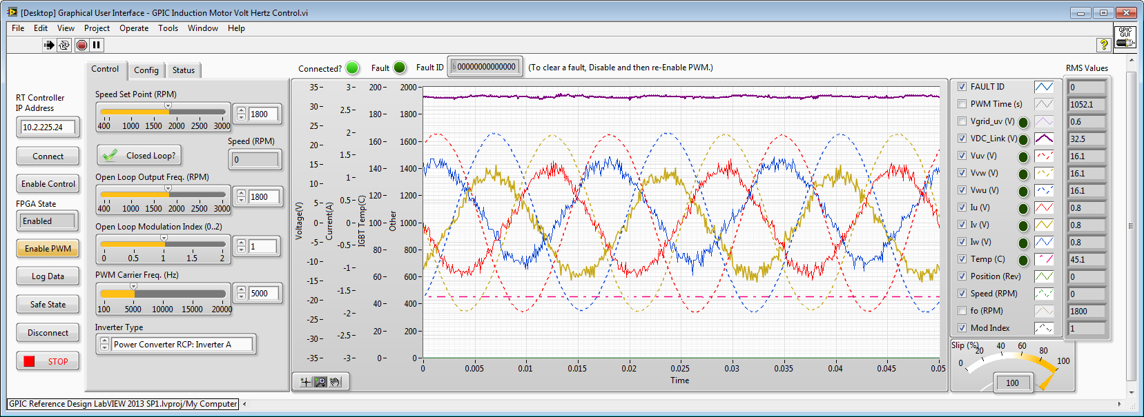 GPIC Inverter with Line Reactor, mod index = 1.png